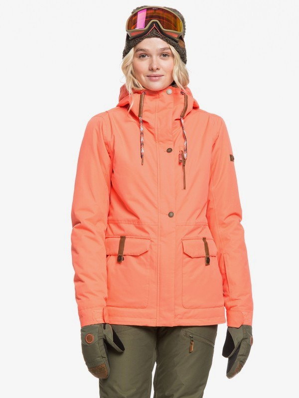 roxy, Andie SpinDye® Snow Jacket, LIVING CORAL (mjl0) 0 Andie SpinDye® Snow Jacket Pink ERJTJ03238 Roxy
