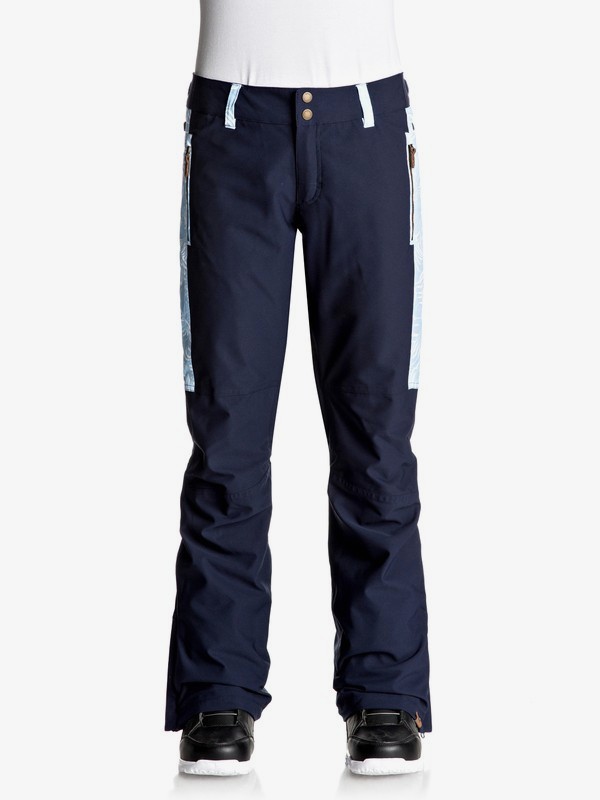roxy, Cabin - Pantaloni da snowboard, MANDARIN ORANGE_POP SNOW CRYST (nlk6) 0 Cabin - Pantaloni da snowboard Orange ERJTP03041 Roxy