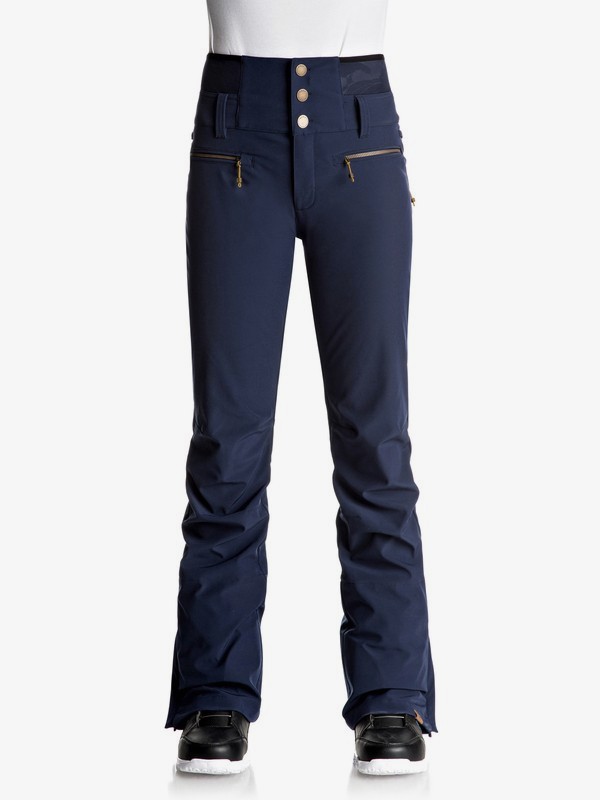 roxy, Torah Bright Rise Up Snow Pants, PEACOAT (btn0) 0 Torah Bright Rise Up Snow Pants ERJTP03043 Roxy
