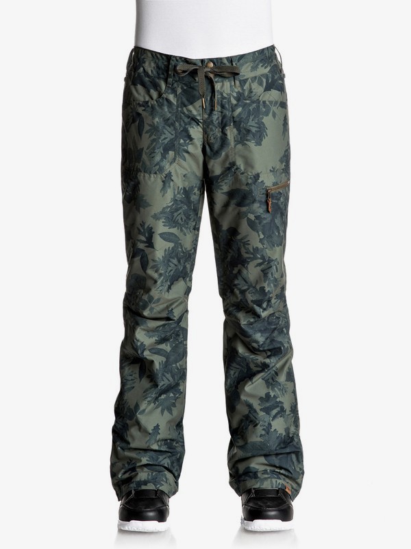 roxy, Rifter Snow Pants, DUSTY IVY_SYLVAN FOREST (gqm6) 0 Rifter Snow Pants ERJTP03055 Roxy