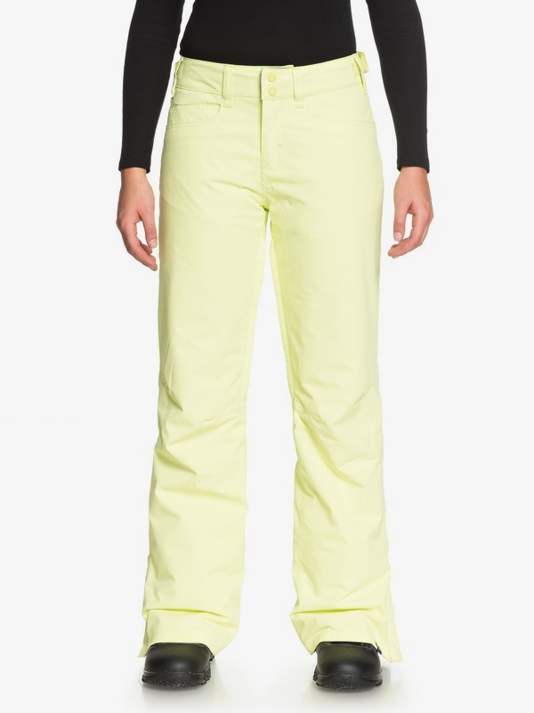 roxy, Backyard Snow Pants, SUNNY LIME (gck0) 0 Backyard Snow Pants Green ERJTP03056 Roxy