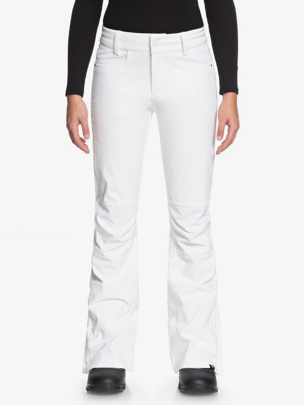 roxy, Creek - Pantalon de snow pour Femme, BRIGHT WHITE (wbb0) 0 Creek - Pantalon de snow pour Femme Blanc ERJTP03060 Roxy