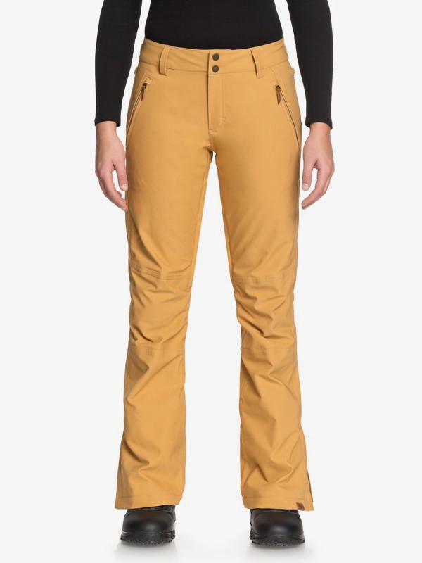 roxy, Cabin - Pantalon de snow pour Femme, APPLE CINNAMON (cll0) 0 Cabin - Pantalon de snow pour Femme Marron ERJTP03061 Roxy