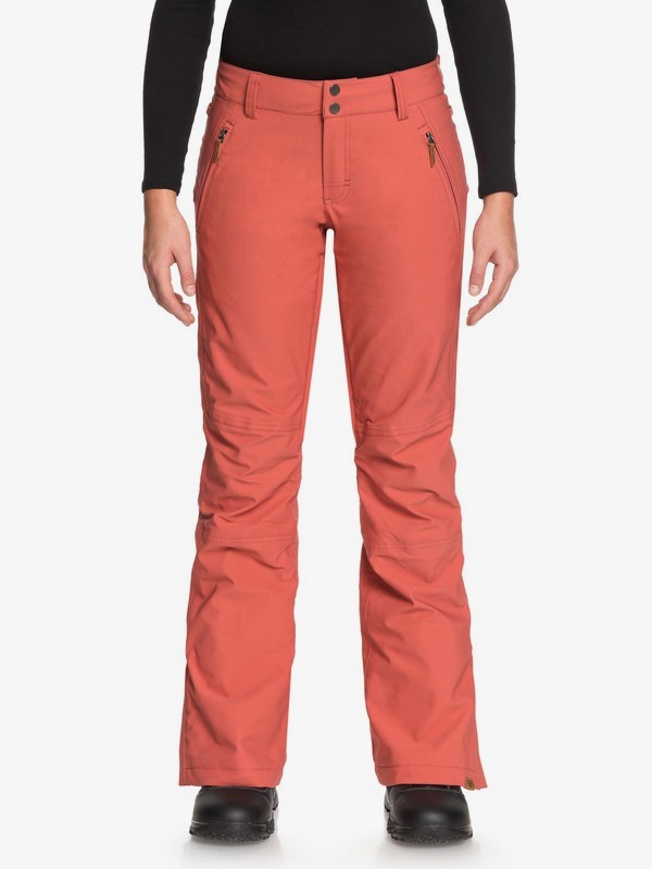roxy, Cabin - Pantalon de snow pour Femme, DUSTY CEDAR (mmr0) 0 Cabin - Pantalon de snow pour Femme Rose ERJTP03061 Roxy