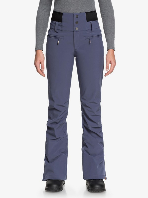 roxy, Rising High - Pantalon de snow pour Femme, CROWN BLUE (bqy0) 0 Rising High - Pantalon de snow pour Femme Bleu ERJTP03067 Roxy