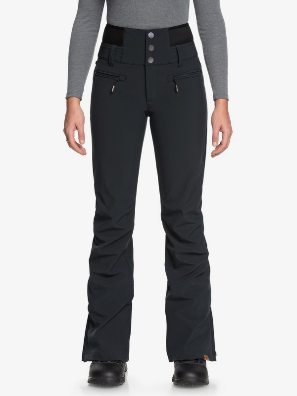 roxy, Rising High Snow Pants, TRUE BLACK (kvj0) 0 Rising High Snow Pants Black ERJTP03067 Roxy