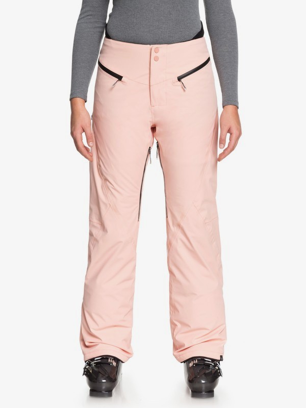 roxy, ROXY Premiere - Pantalon de snow pour Femme, CORAL CLOUD (mfn0) 0 ROXY Premiere - Pantalon de snow pour Femme Rose ERJTP03068 Roxy