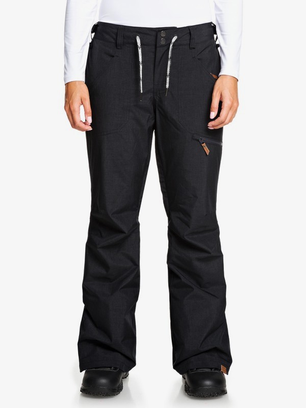 roxy, Nadia Snow Pants, TRUE BLACK (kvj0) 0 Nadia Snow Pants Black ERJTP03088 Roxy