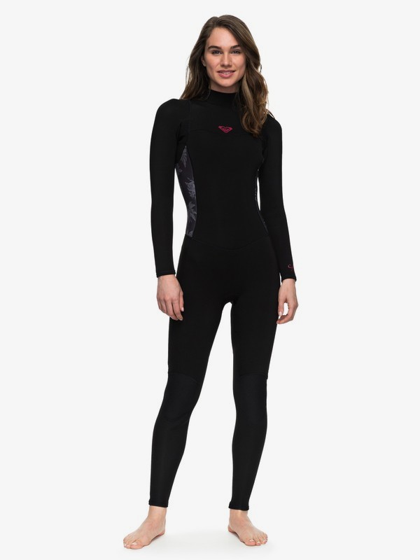 roxy, 3/2mm Syncro Series Back Zip Wetsuit, BLACK (kva0) 0 3/2mm Syncro Series Back Zip Wetsuit Black ERJW103023 Roxy