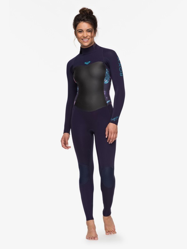 roxy, 3/2mm Syncro Series Back Zip GBS Wetsuit, BLUE RIBBON (bsn0) 0 3/2mm Syncro Series Back Zip GBS Wetsuit Blue ERJW103024 Roxy