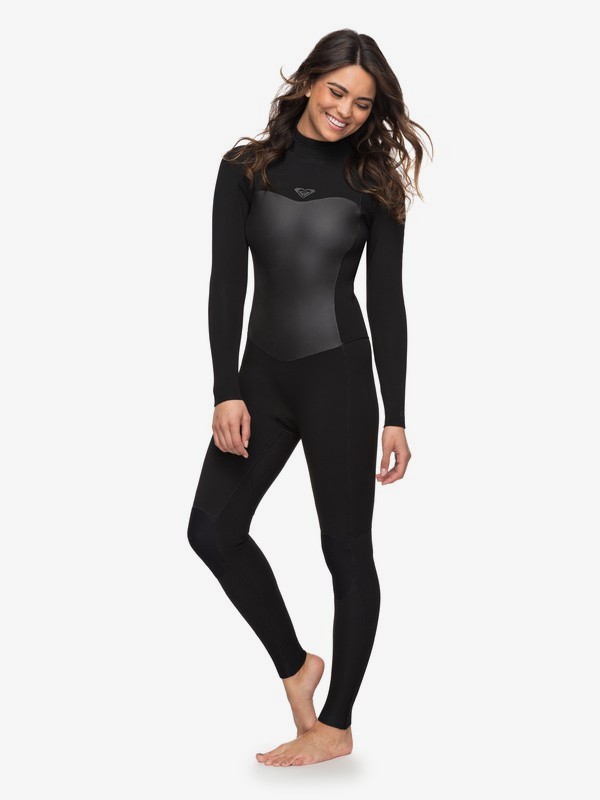 roxy, 3/2mm Syncro Series Back Zip GBS Wetsuit, BLACK (kvj0) 0 3/2mm Syncro Series Back Zip GBS Wetsuit Black ERJW103024 Roxy