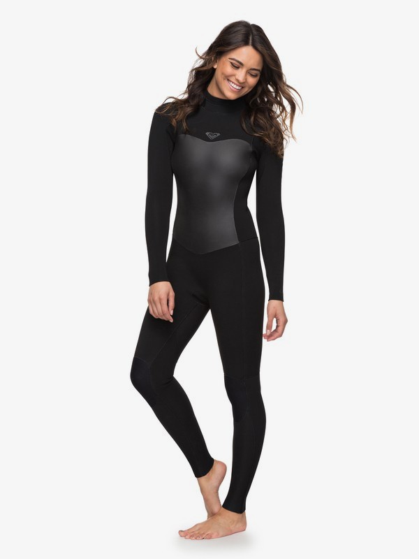 roxy, 4/3mm Syncro Series Back Zip GBS Wetsuit, BLACK (kvj0) 0 4/3mm Syncro Series Back Zip GBS Wetsuit Black ERJW103027 Roxy