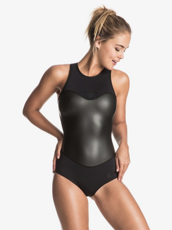 roxy, Pop Surf 1.5mm - Back Zip Short John Wetsuit, TRUE BLACK (kvj0) 0 Pop Surf 1.5mm - Back Zip Short John Wetsuit Schwarz ERJW603004 Roxy