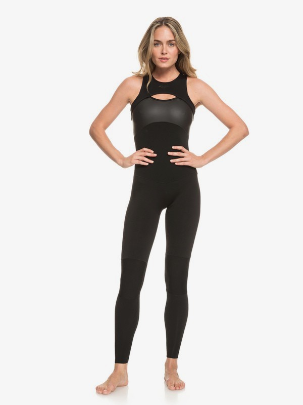 roxy, 1.5mm Satin Long John Springsuit, BLACK (kvj0) 0 1.5mm Satin Long John Springsuit Black ERJW703000 Roxy