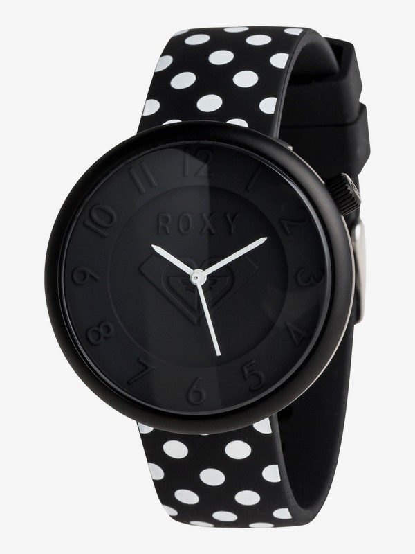 roxy, Fun Heart - Reloj Analógico para Mujer, TRUE BLACK (kvj0) 0 Fun Heart - Reloj Analógico para Mujer Negro ERJWA03015 Roxy