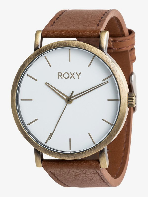 roxy, Maya - Montre analogique pour Femme, DARK BROWN (csq0) 0 Maya - Montre analogique pour Femme Marron ERJWA03017 Roxy