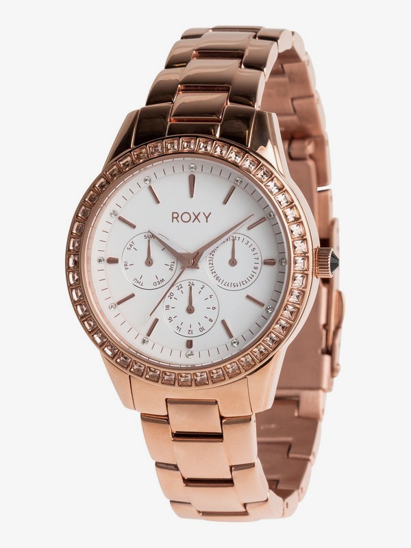 roxy, Jewel - Analoge Uhr für Frauen, ROSE GOLD (mkp0) 0 Jewel - Analoge Uhr für Frauen Rosa ERJWA03020 Roxy