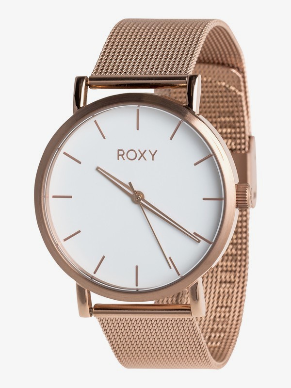 roxy, Maya Mesh Band - Montre analogique pour Femme, ROSE GOLD (mkp0) 0 Maya Mesh Band - Montre analogique pour Femme Rose ERJWA03024 Roxy