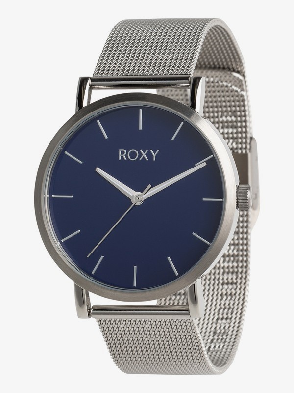 roxy, Maya Mesh Band - Montre analogique pour Femme, SILVER (sja0) 0 Maya Mesh Band - Montre analogique pour Femme Gris ERJWA03024 Roxy
