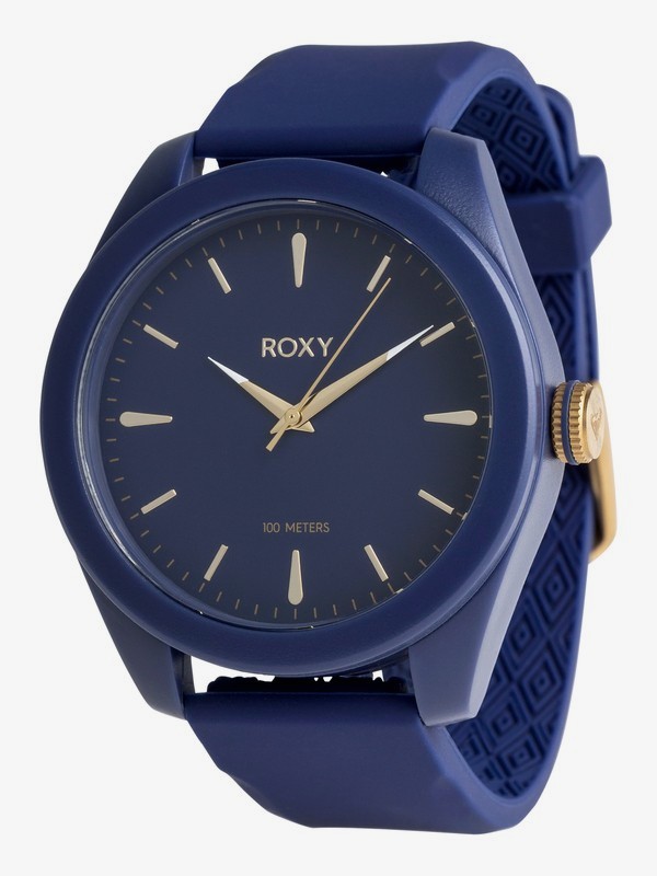 roxy, Messenger Pack - Reloj Analógico para Mujer, NAVY/ YELLOW GOLD/ NAVY (xbyb) 0 Messenger Pack - Reloj Analógico para Mujer Azul ERJWA03026 Roxy