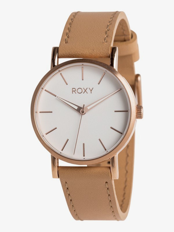 roxy, Maya S Leather - Reloj Analógico para Mujer, ROSE GOLD/ WHITE/ TAN (xmwc) 0 Maya S Leather - Reloj Analógico para Mujer Rosa ERJWA03027 Roxy