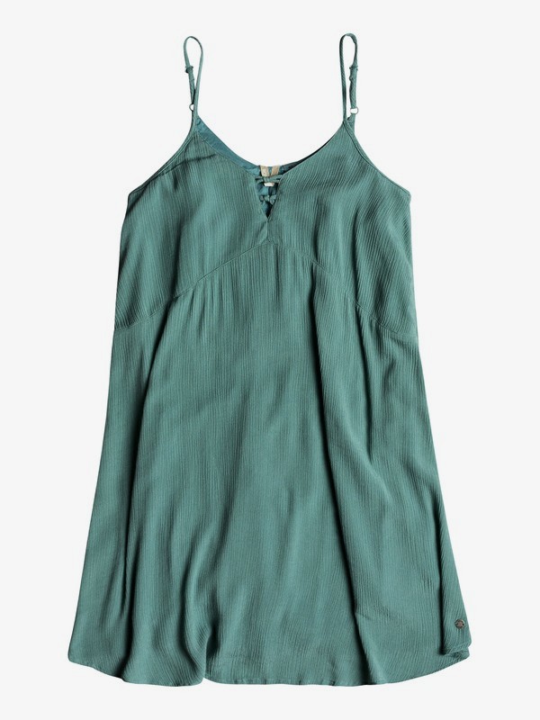 roxy, Full Bloom Strappy Dress, TRELLIS (bkw0) 0 Full Bloom Strappy Dress Blue ERJWD03246 Roxy