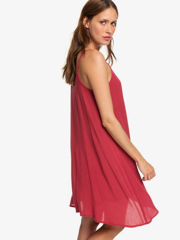 roxy, Full Bloom Strappy Dress, DEEP CLARET (rqh0) 0 Full Bloom Strappy Dress Red ERJWD03246 Roxy