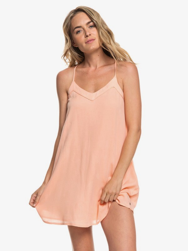 roxy, Off We Go - Trägerkleid für Frauen, SALMON (mfg0) 0 Off We Go - Trägerkleid für Frauen Rosa ERJWD03294 Roxy