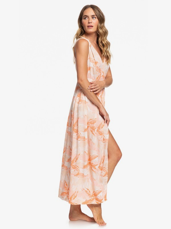 roxy, In The Mood For Dance - Vestido de Tiras para Mujer, MARSHMALLOW JUNGLE BOOGIE (xwwn) 0 In The Mood For Dance - Vestido de Tiras para Mujer Blanco ERJWD03439 Roxy
