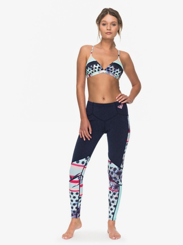 roxy, 1mm POP Surf Neoprene Surf Leggings, NAVY (bte0) 0 1mm POP Surf Neoprene Surf Leggings Blue ERJWH03012 Roxy