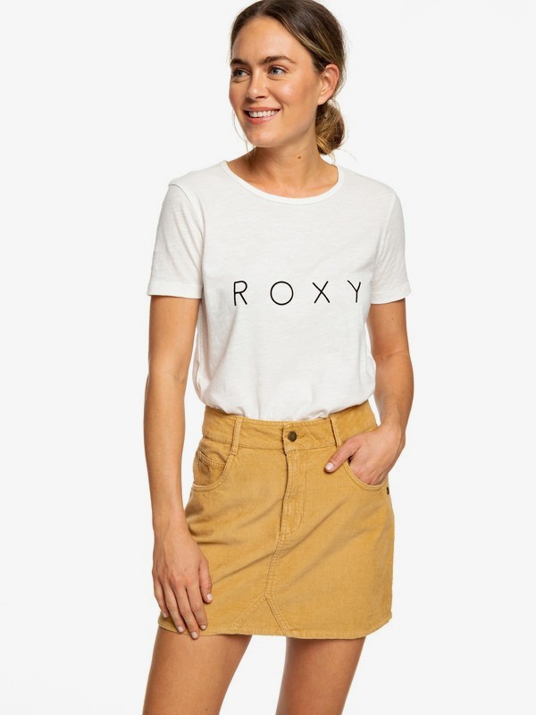 roxy, Java To Lombok Corduroy Skirt, CURRY (tjq0) 0 Java To Lombok Corduroy Skirt Beige ERJWK03055 Roxy