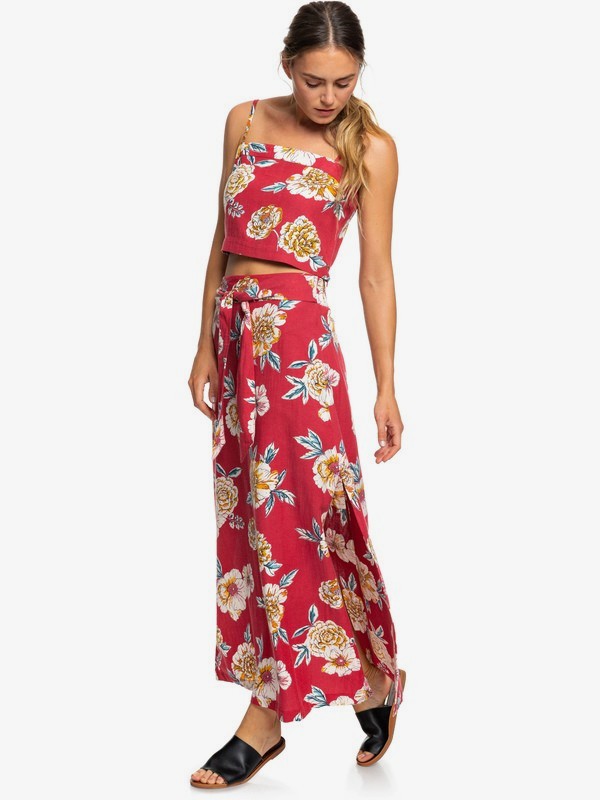 roxy, Island Evasion Maxi Skirt, DEEP CLARET SEPT (rqh6) 0 Island Evasion Maxi Skirt Red ERJWK03068 Roxy