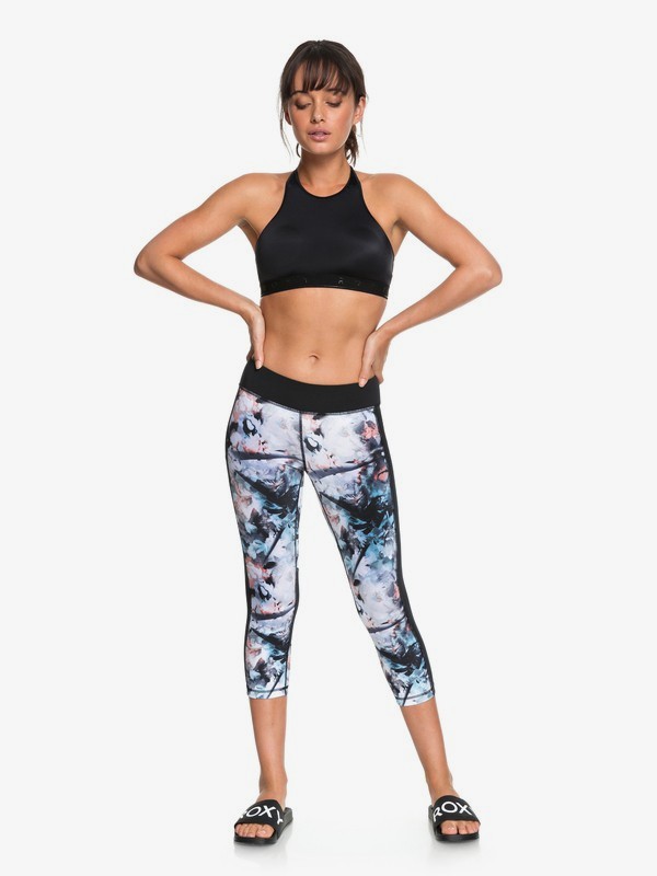 roxy, Spy Game - Legging 3/4 technique pour Femme, BACHELOR BUTTON WATER OF LOVE (bgz6) 0 Spy Game - Legging 3/4 technique pour Femme Bleu ERJWP03018 Roxy