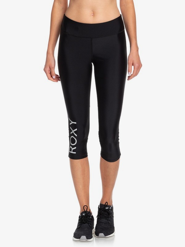 roxy, Brave For You - Legging de sport court pour Femme, TRUE BLACK (kvj0) 0 Brave For You - Legging de sport court pour Femme Noir ERJWP03024 Roxy