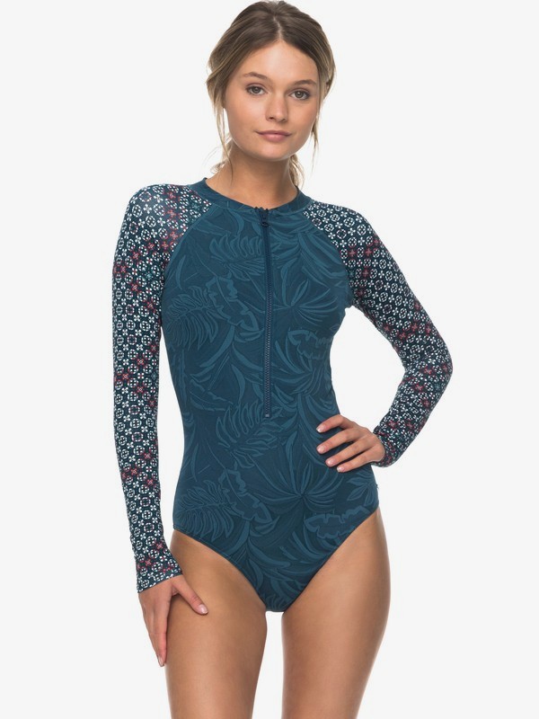 JUNGLE ROXY L/S ONESIE ERJWR03179 0 Jungle ROXY Long Sleeve Zipped Rashguard ERJWR03179 Roxy