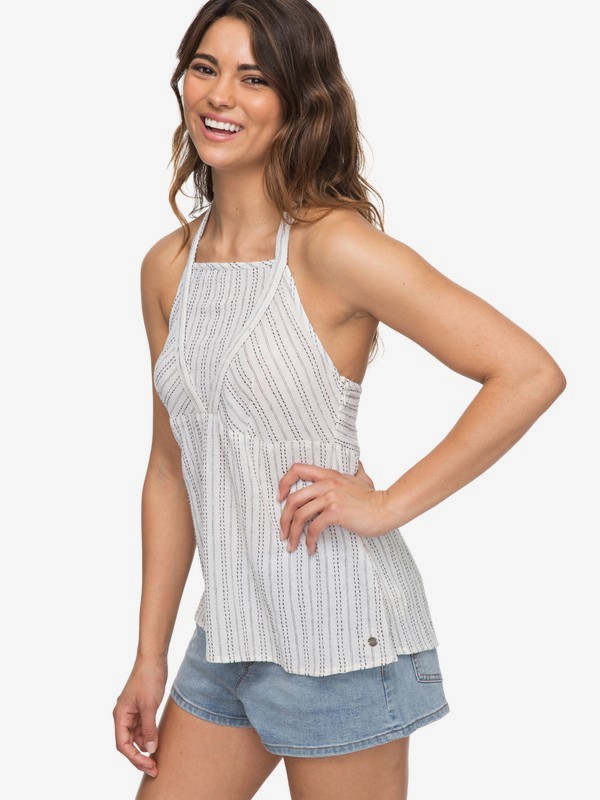 roxy, I Feel Sea Halter Top, MARSHMALLOW (wbt0) 0 I Feel Sea Halter Top White ERJWT03211 Roxy