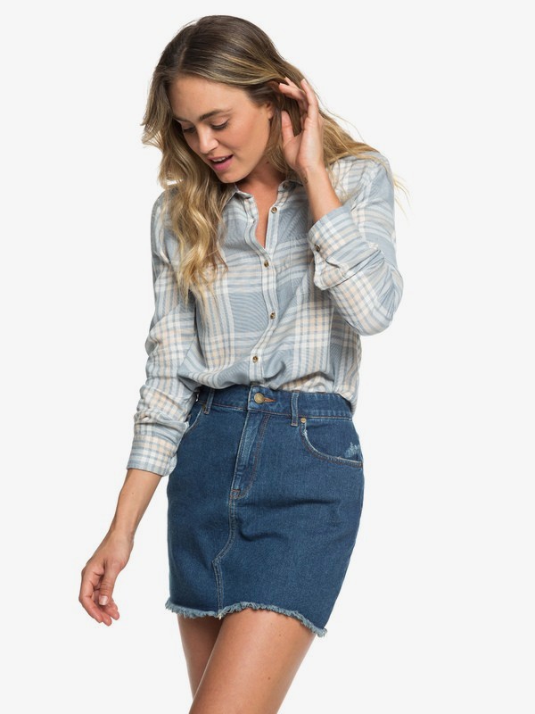 roxy, Capital Dream Long Sleeve Shirt, BLUE MIRAGE FIELDS (bmk1) 0 Capital Dream Long Sleeve Shirt Blue ERJWT03221 Roxy