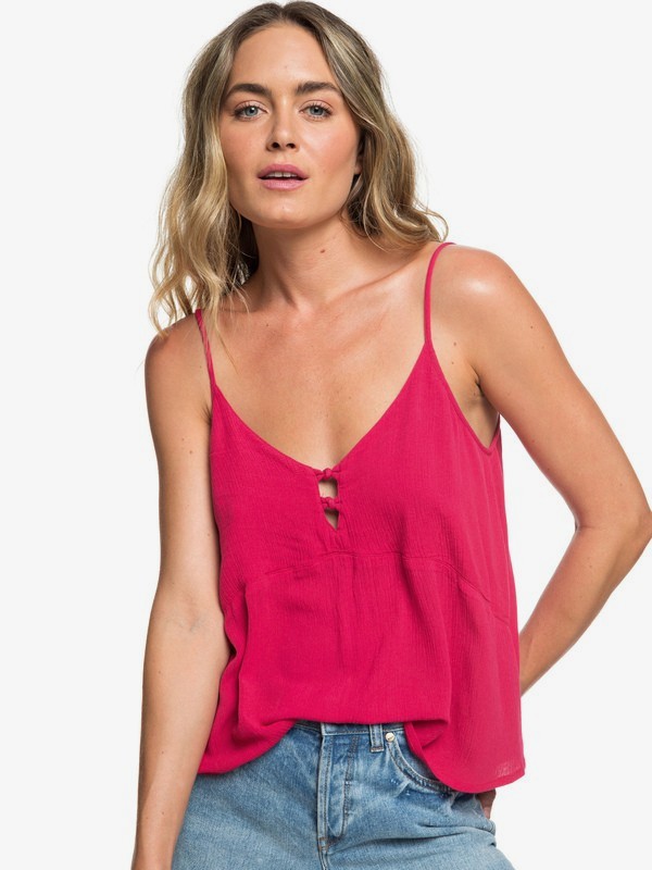 roxy, Shifting Sky Cami Top, BARBERRY (mpt0) 0 Shifting Sky Cami Top Pink ERJWT03225 Roxy