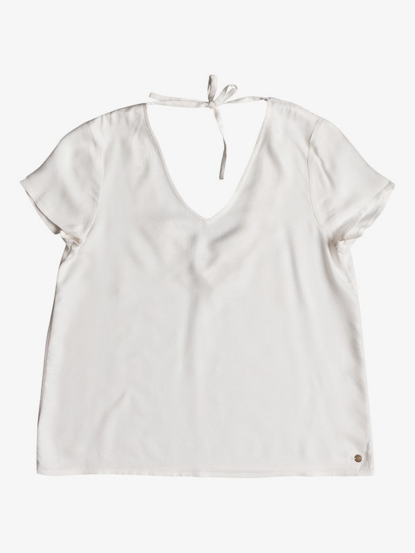 roxy, Bratan Sunset Short Sleeve Top, MARSHMALLOW (wbt0) 0 Bratan Sunset Short Sleeve Top White ERJWT03270 Roxy