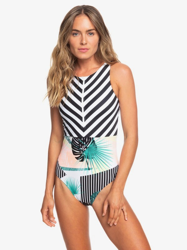 roxy, POP Surf - Badeanzug für Frauen, TBLACK CRAZY VICTORIA POPSURF (xkwy) 0 POP Surf - Badeanzug für Frauen Mehrfarbig ERJX103177 Roxy