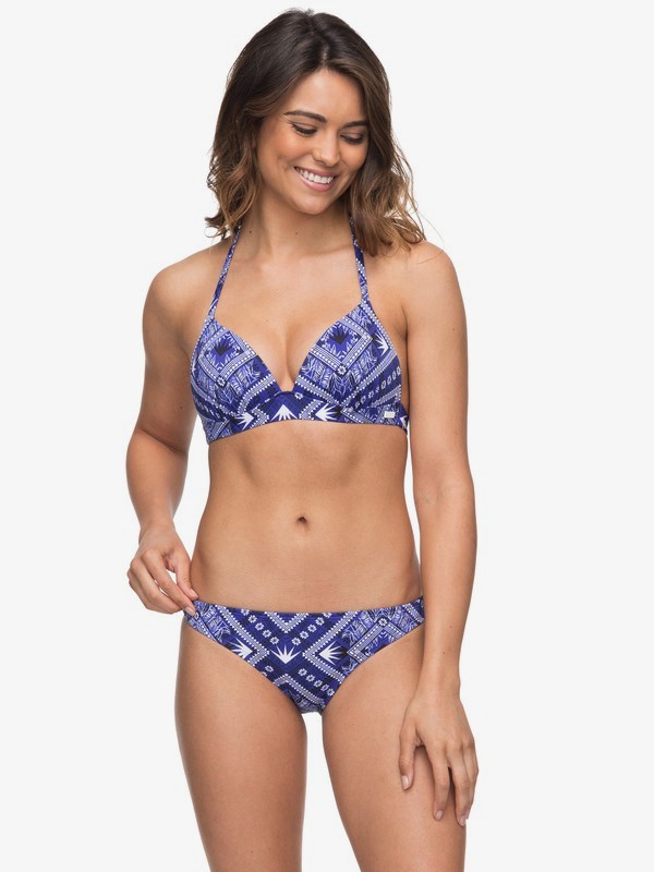 roxy, ROXY Essentials - Tri Bikini Set for Women, SURF THE WEB SPORT BANDANA (prm6) 0 ROXY Essentials - Tri Bikini Set for Women Blue ERJX203247 Roxy