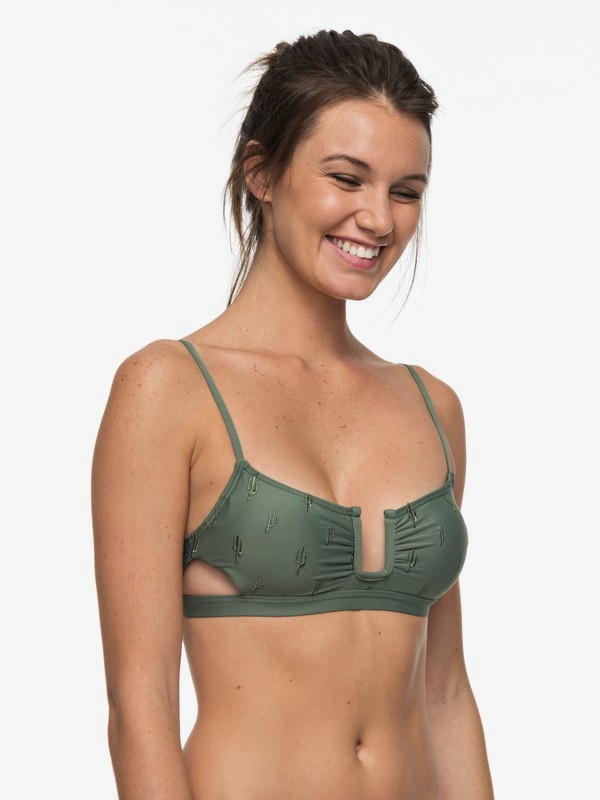 PRETTY TINY CROP TOP ERJX303439 0 Pretty Tiny - Crop Bikini Top ERJX303439 Roxy