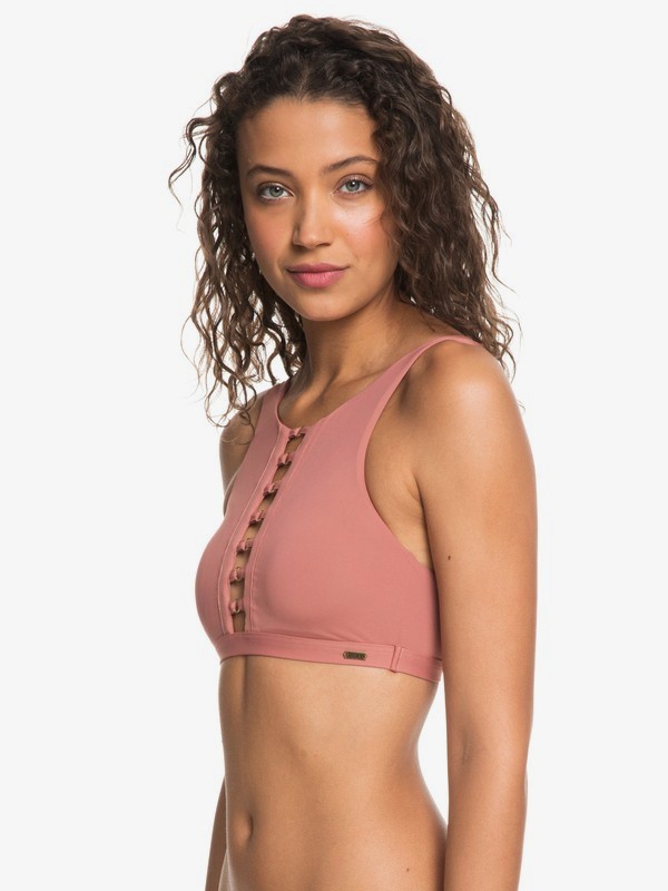 roxy, Softly Love Crop Bikini Top, WITHERED ROSE (mmg0) 0 Softly Love Crop Bikini Top Pink ERJX303721 Roxy