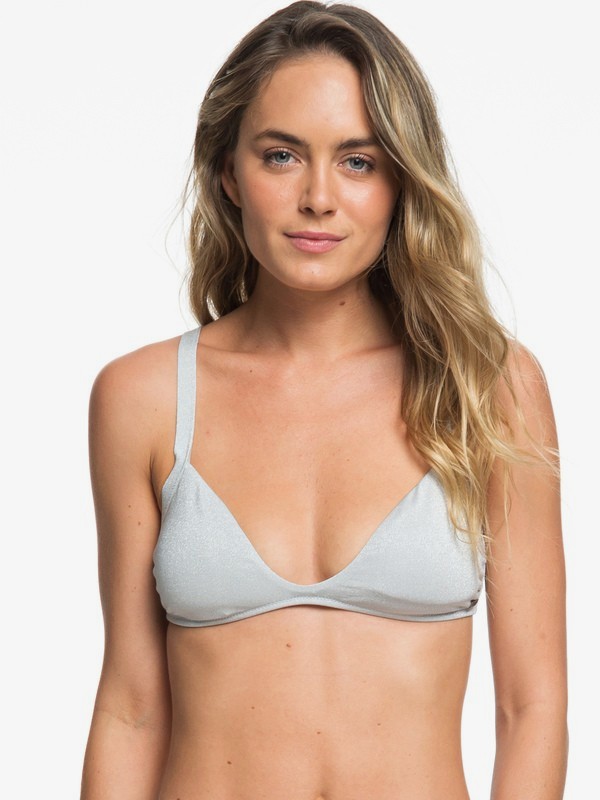 roxy, H And K - Top-Sujetador de Bikini para Mujer, HIGHRISE (sgr0) 0 H And K - Top-Sujetador de Bikini para Mujer Gris ERJX303911 Roxy