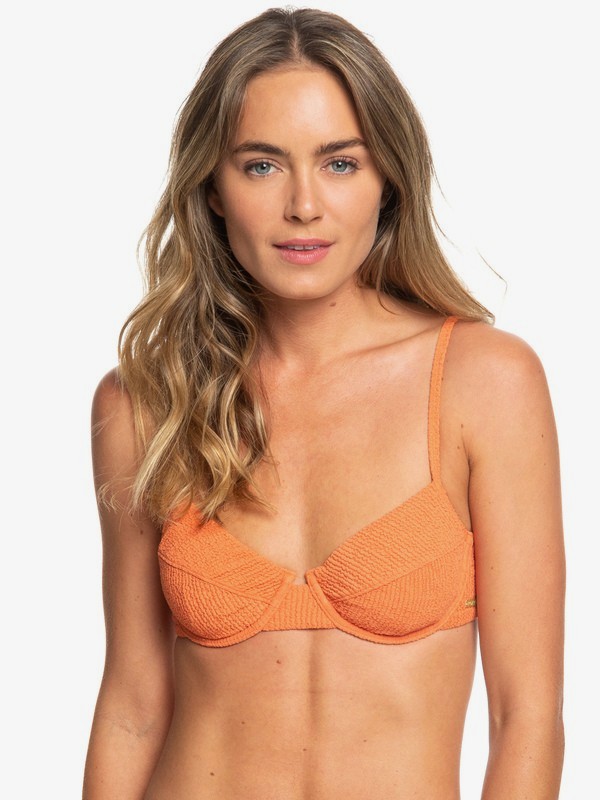 roxy, Sun Memory Underwired Bra Bikini Top, CARNELIAN (nkw0) 0 Sun Memory Underwired Bra Bikini Top Orange ERJX303924 Roxy