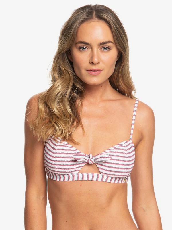 roxy, Chasing Love Bandeau Bikini Top, BRIGHT WHITE (wbb0) 0 Chasing Love Bandeau Bikini Top White ERJX303927 Roxy