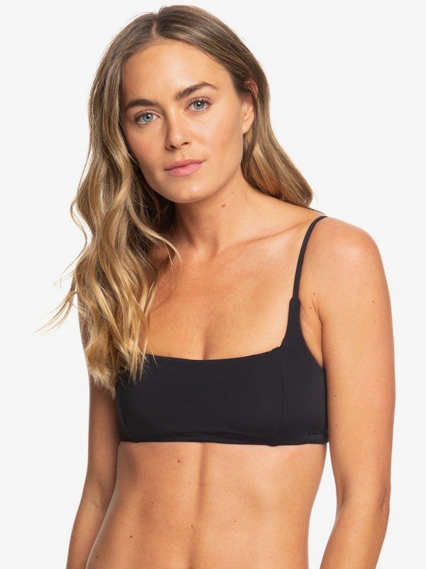 roxy, Beach Classics Bralette Bikini Top, TRUE BLACK (kvj0) 0 Beach Classics Bralette Bikini Top Black ERJX303928 Roxy