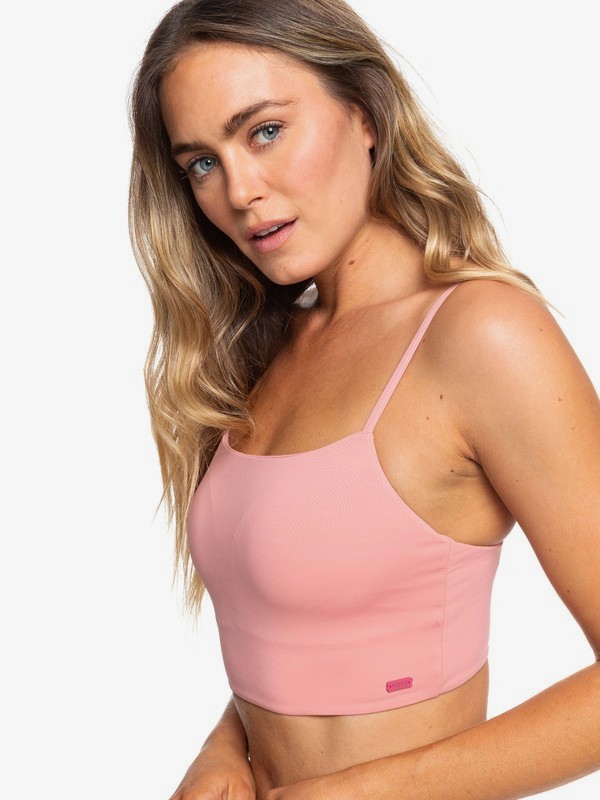 roxy, Beach Classics Tankini Bikini Top, ROSETTE (mhw0) 0 Beach Classics Tankini Bikini Top Pink ERJX303960 Roxy