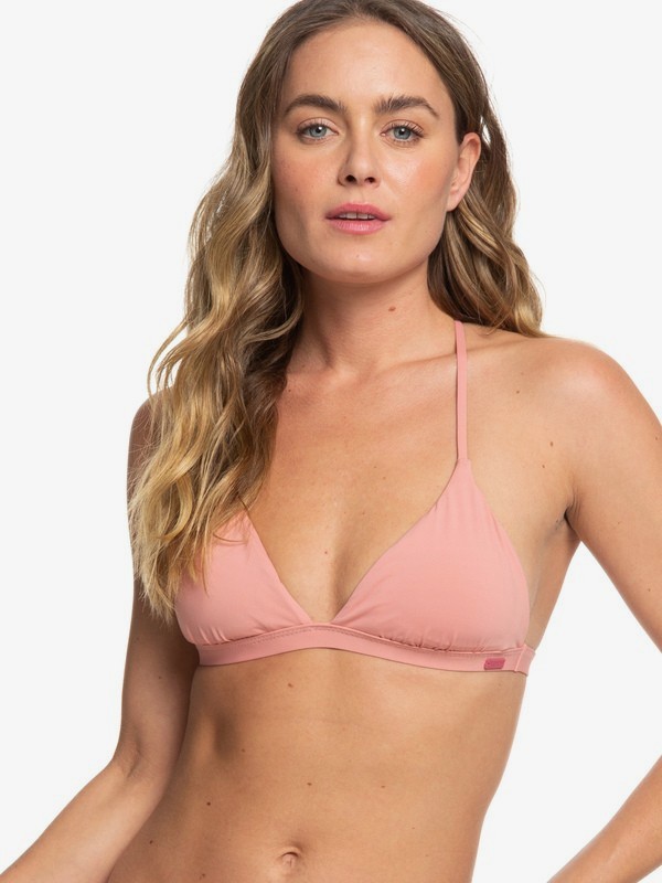 roxy, Beach Classics T-Back Bikini Top, ROSETTE (mhw0) 0 Beach Classics T-Back Bikini Top Pink ERJX304057 Roxy