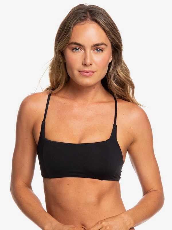 roxy, Beach Classics Bralette Bikini Top, TRUE BLACK (kvj0) 0 Beach Classics Bralette Bikini Top Black ERJX304061 Roxy